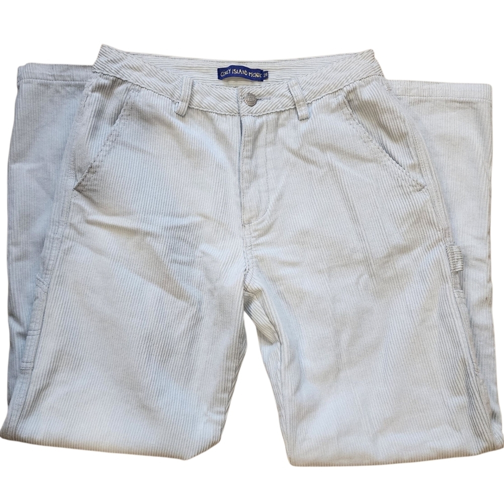 NWOT Baby Blue Wide Leg Curduroy Pants